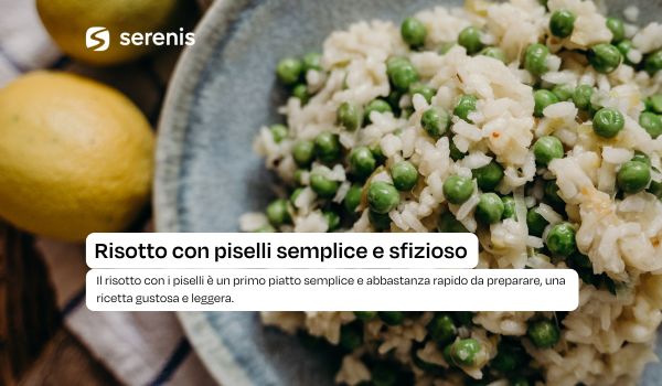 risotto con piselli